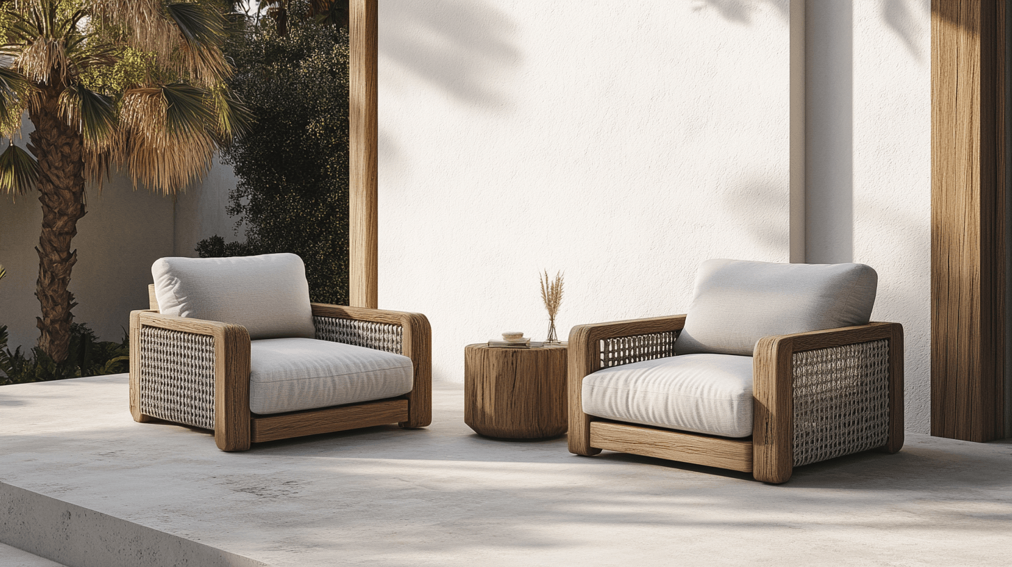 Zeitgemässe Möbel im mediterranen Design