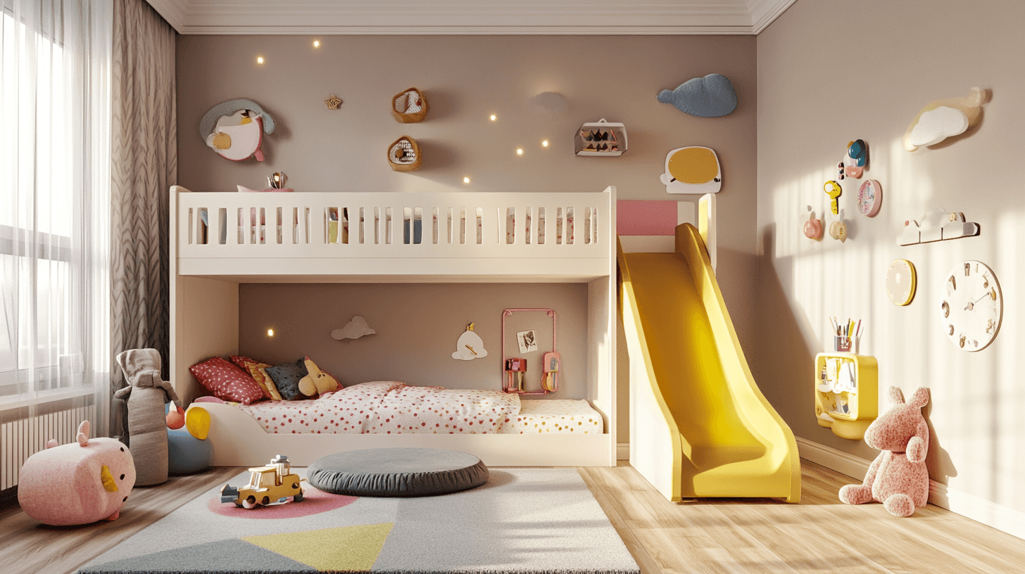 Hochbetten mit Rutsche: Ein Abenteuer im Kinderzimmer