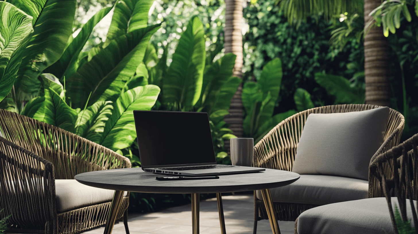Arbeiten im Grünen: Gartenmöbel für dein Büro im Freien