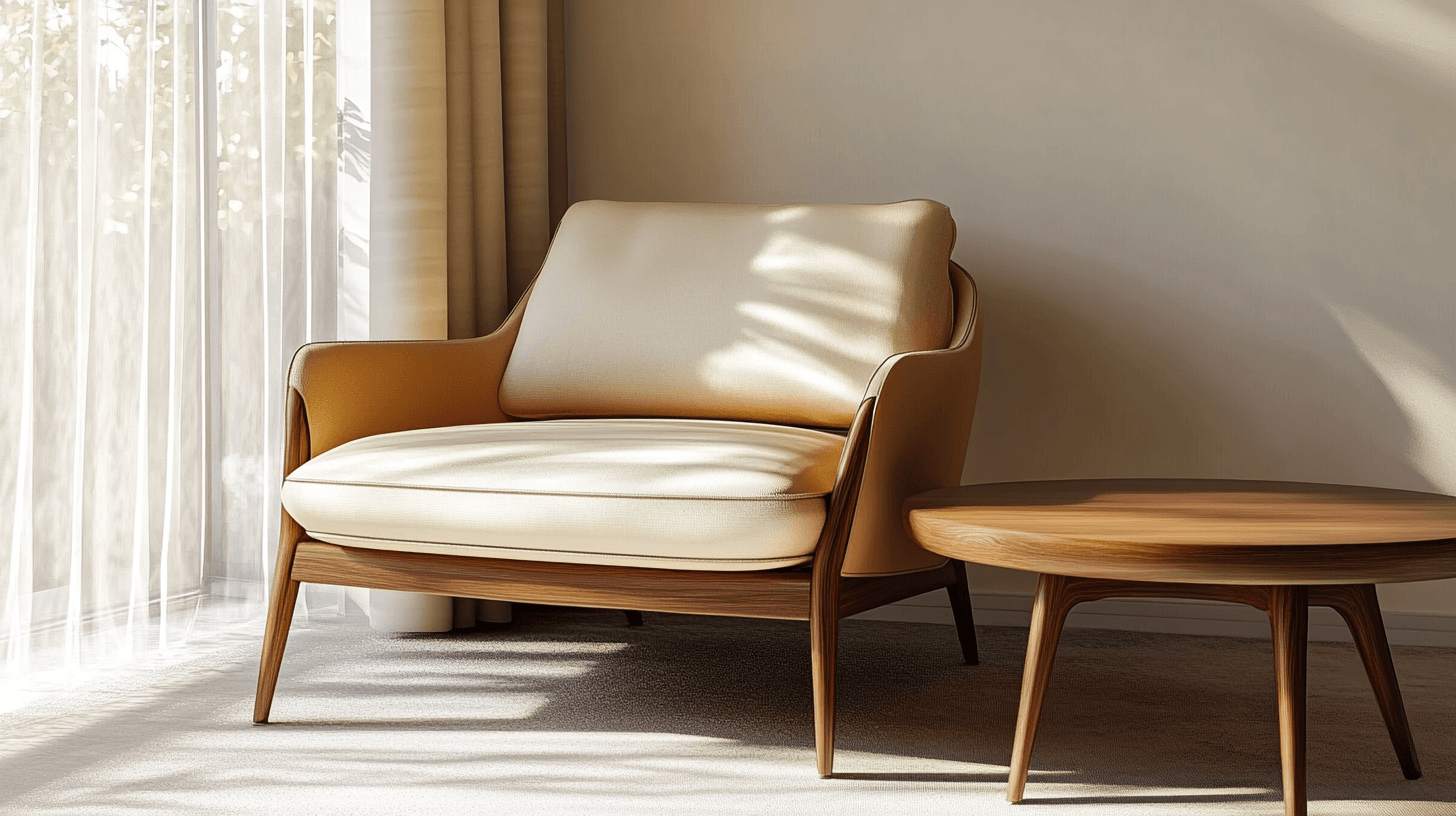 Klassische Möbelstücke im Mid-Century-Stil