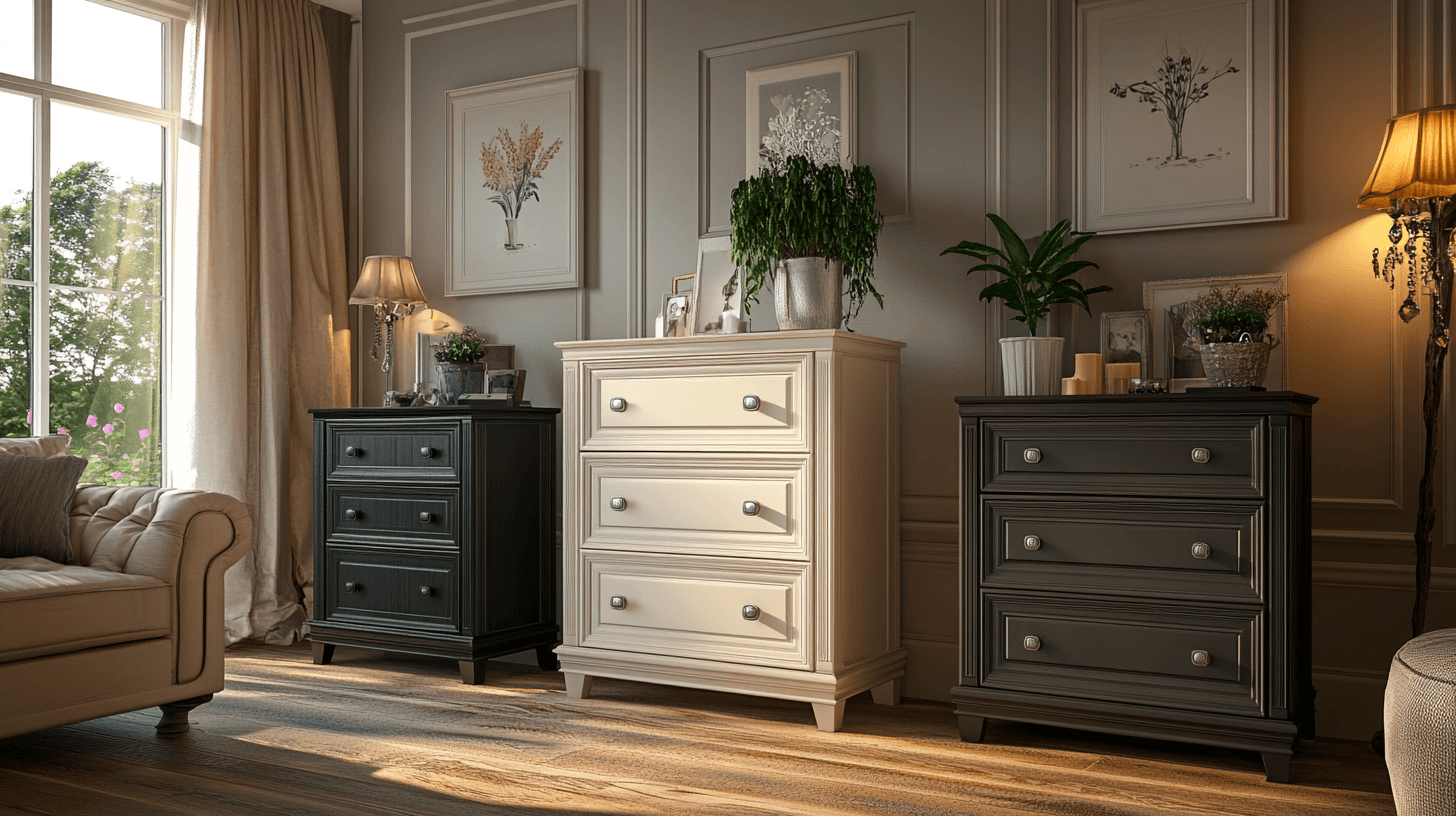 Schubladenschränke im Wohnzimmer: Elegante Möglichkeiten zur Aufbewahrung