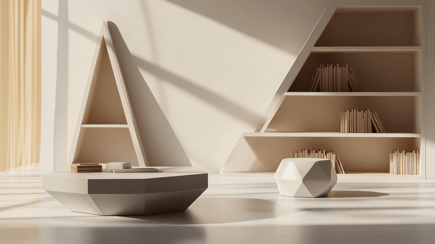 Geometrische Möbel: Wenn Funktionalität auf Design trifft