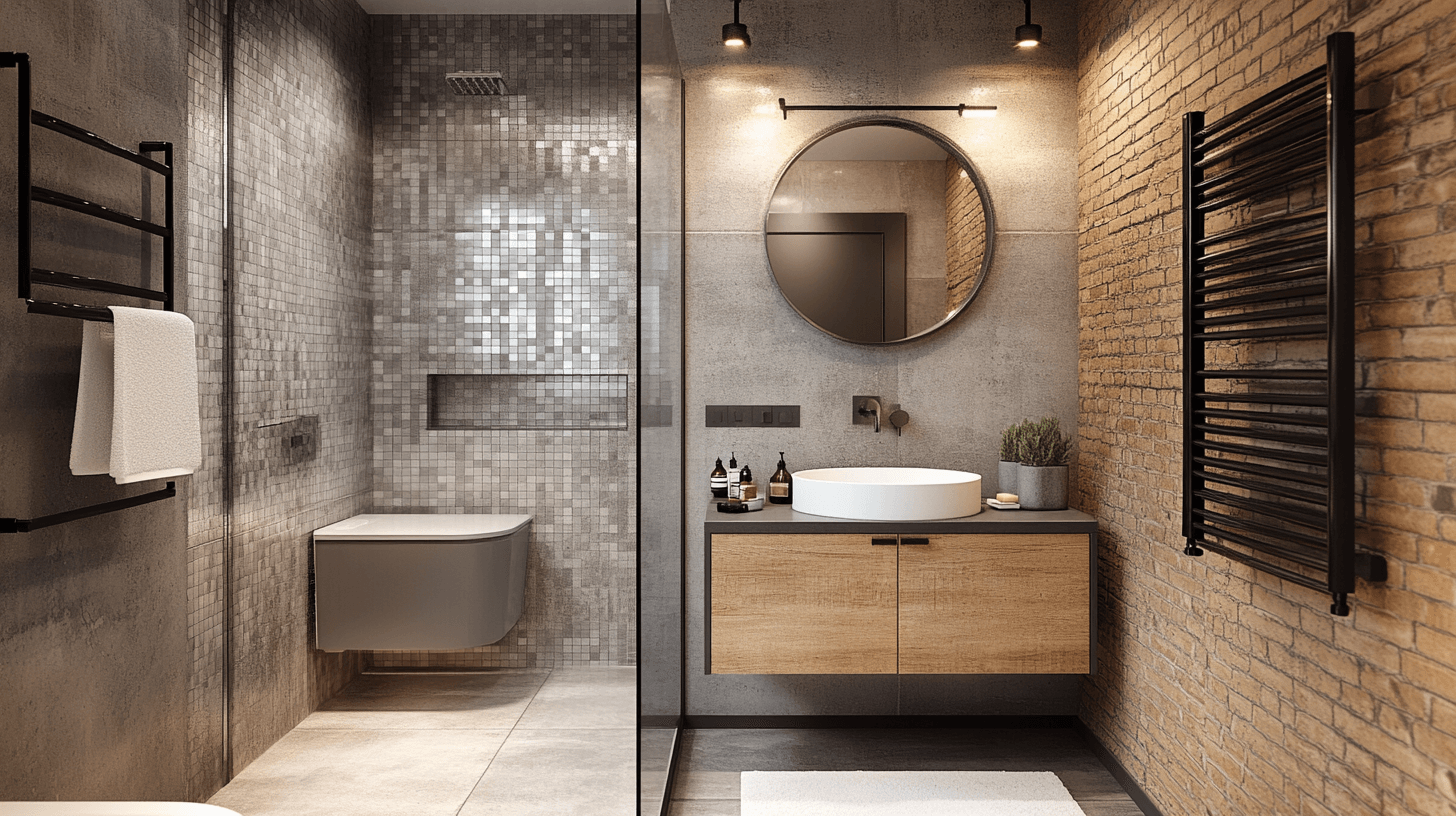 Industrielle Badezimmer: Der Charme des Loft-Stils