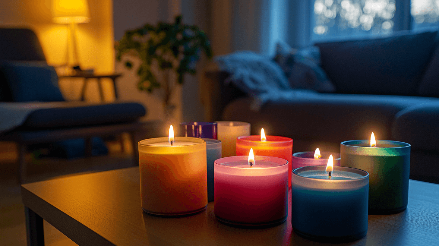 Farbige Kerzen: Bunte Highlights für dein Wohnzimmer