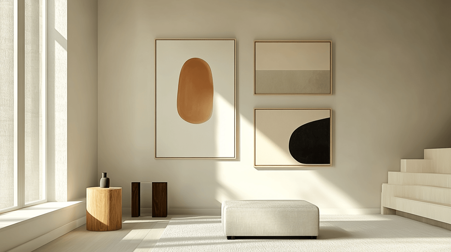 Minimalistische Wanddeko: Wenige Elemente, grosse Wirkung