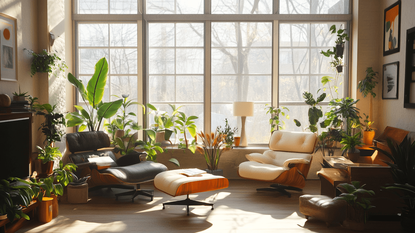 Wohnzimmer im Urban Jungle Stil: Natur pur in den eigenen vier Wänden