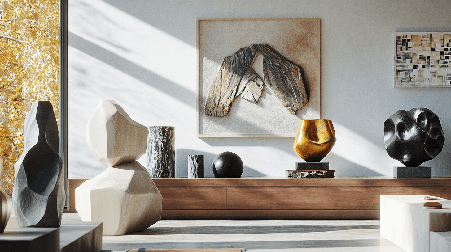 Skulpturen und Kunstobjekte: Highlights für dein Wohnzimmer