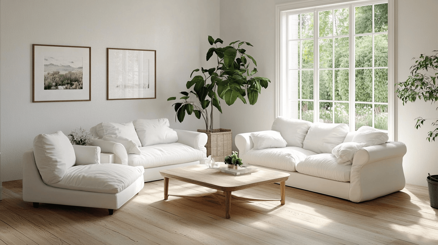 Wohnzimmer: Eleganz und Gemütlichkeit in Harmonie