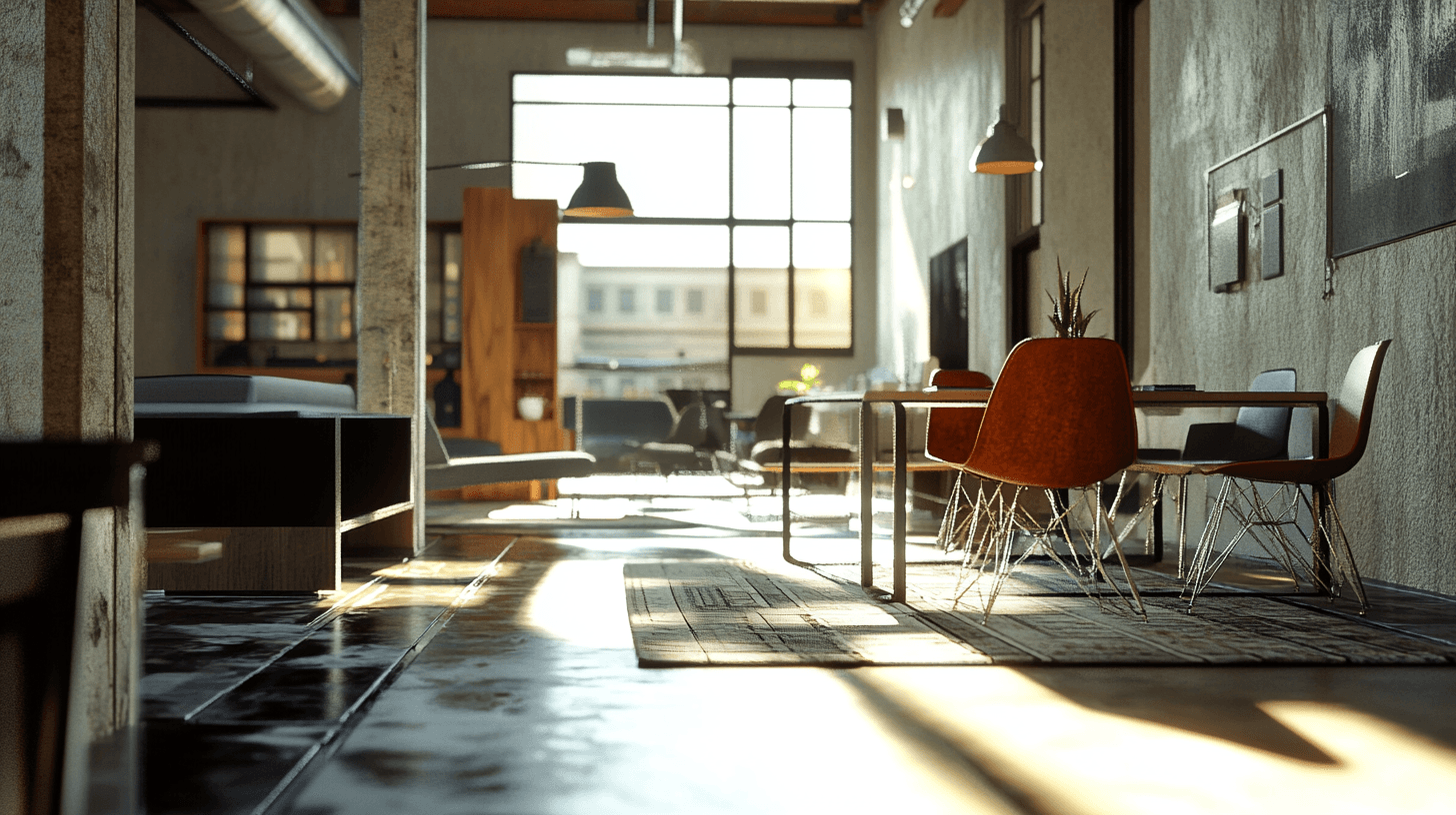 Möbel im urbanen Industrial-Stil