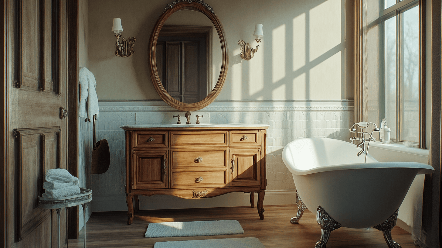Möbel im Vintage-Stil: Die Grundlage für dein Badezimmer