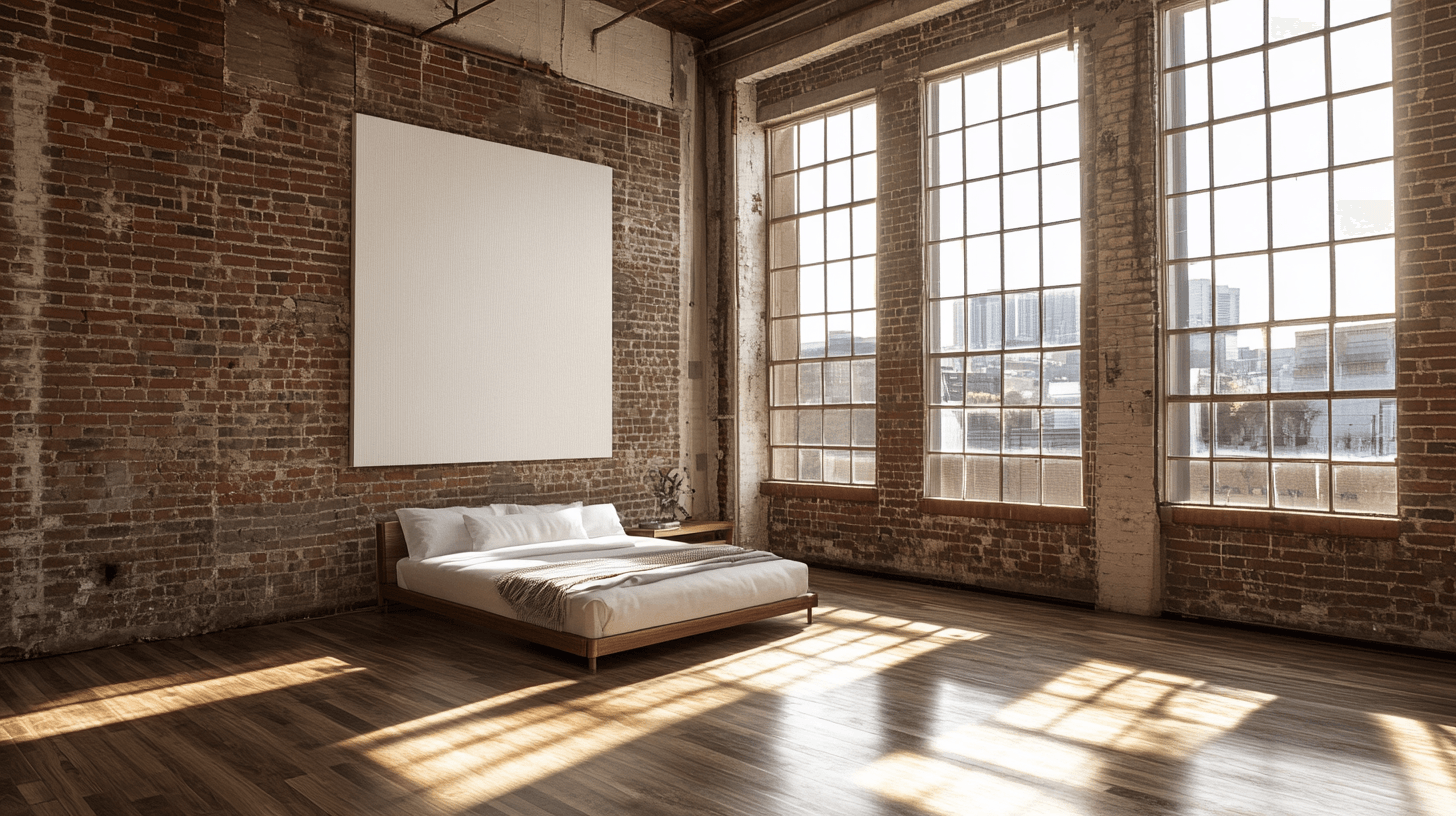 Möbel für das Loft-Schlafzimmer gestalten