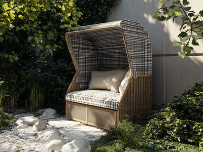 Feriengefühl daheim: Strandkörbe für Garten und Balkon