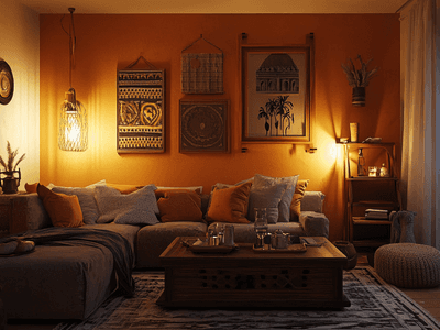 Terrakotta-Farben im Wohnzimmer: Mediterranes Ambiente für dein Zuhause