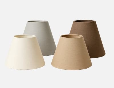 Lampenschirme und Füße