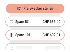 Preiswecker stellen